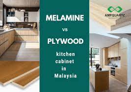 plywood vs melamine kitchen cabinets in