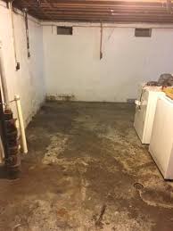 Wet And Muddy Basement Floor