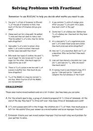 By moving into these worksheets quickly, it avoids the crutch where students learn that they always need to add or always need to subtract the two values in a problem. Adding And Subtracting Fraction Word Problems Teaching Resources