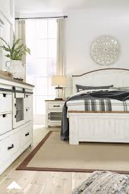 Take the hard part out of coordinating your bedroom furniture with one of coleman furniture's bedroom sets. Wystfield Master Bedroom By Ashley Furniture Beaming With Rustic Distressed Bedroom Furniture Distressed White Bedroom Furniture Wood Bedroom Furniture Sets