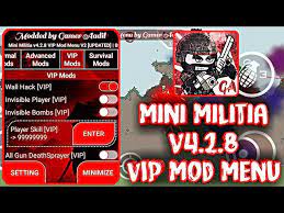 Mini Militia V4 2 8 Vip Mod Menu V2