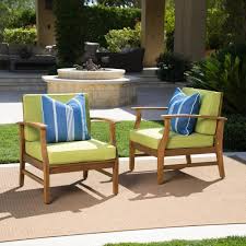 wood outdoor club lounge chairs