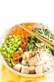 asian rice noodle bowl love zest