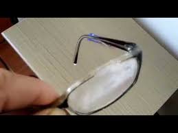 remove super glue from the glasses lens