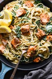 this creamy salmon pasta recipe is a great way to show off what a home