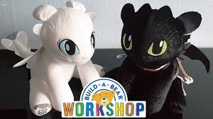 Build A Bear Toothless The Light Fury Review How To Train Your Dragon The Hidden World Youtube