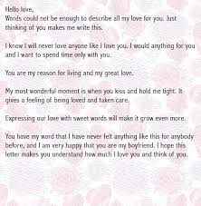 Love Letters For Boyfriend Romantic Love Letter For Him