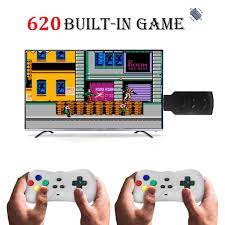 Máy chơi game 4 nút cầm tay trên tivi - Gamestick điện tử 4 nút cầm tay  tích hợp 620 gamer cổ điển