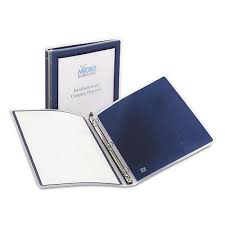 New Avery Flexi View 5 Inch Binder Navy Blue 1 15766 Office Mailer