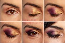 party makeup for brown eyes tutorial