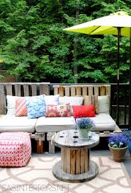 diy outdoor pallet sofa jenna burger