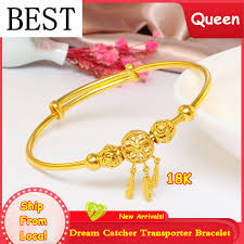 18k gold jewelry net red bracelet