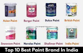 top 10 paint companies in india 2023