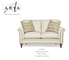 Aria Designs Davidson Fabric Loveseat
