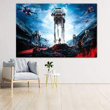 Starwars Canvas Abstract Wall Art