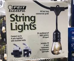 Feit Electric 48ft Incandescent String Lights Model No
