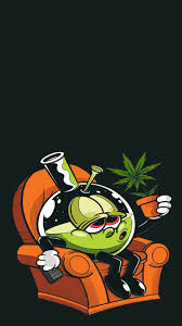funk out with cartoon weed wallpaper