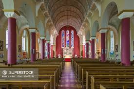 interior of st patricks catholic church
