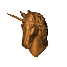 Lion Sculpture Sculpture Unicorn Head