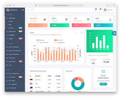 html dashboard template exles