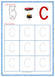 capital letter tracing worksheets