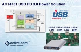 Sources say that it's best to use usb pd 2.0. Active Semi Releases The Act4751 A Single Ic Power Solution For Usb C Pd 3 0 And Qc 4 0 Applications
