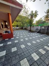 multicolor rectangular outdoor floor