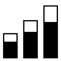 Stacked Bar Chart Icons Download Free Vector Icons Noun