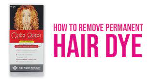 That doesn't mean it won't fade to a lighter shade. How To Remove Permanent Hair Dye In Different Ways Kalista Salon
