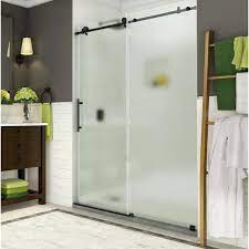 x 76 in frameless sliding shower door