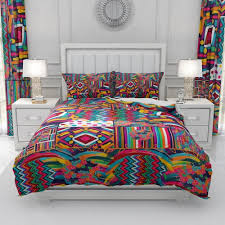 Geometric Colorful Boho Bedding Set