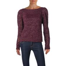 Loveshackfancy Womens Rosie Knit Boatneck Pullover Sweater
