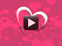 happy valentine day background video