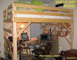 Queen Size Loft Bed Bunk Bed With