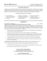 Human Resources Resume Template for Microsoft Word   LiveCareer 
