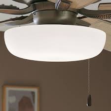 universal led fan light kit white