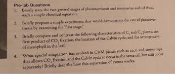 Solved Pre Lab Questions 1 Briefly