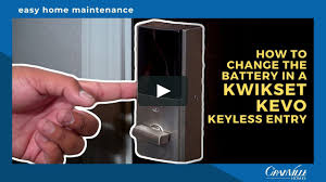 The new (or rather, old) key that you want to use instead. How To Change The Battery In My Kwikset Kevo Lock On Vimeo