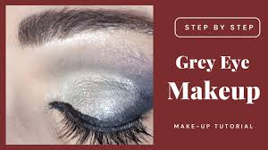 grey smokey eye makeup tutorial you