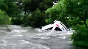 Suv Swept Away In Texas Floods With Man