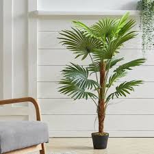 Livingandhome Artificial Fan Palm Tree