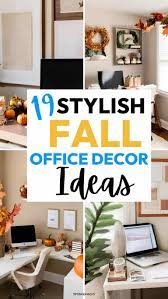 19 stylish fall office decor ideas