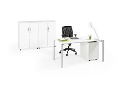 Desks have become an essential addition to the home. Lean White Executive Office Desk