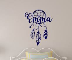 Dream Catcher Decor Girls Name Decal