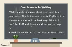 conciseness in writing