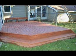 How To Build Steps For Floating Deck