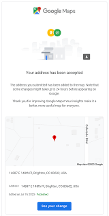address doesn t show up on google maps