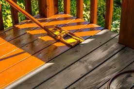 how to re a weathered deck steps