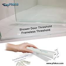 Shower Door Threshold Frameless