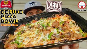 Thank you for this recipe. Marco S Pizza Deluxe Pizza Bowl Review Keto Friendly Youtube